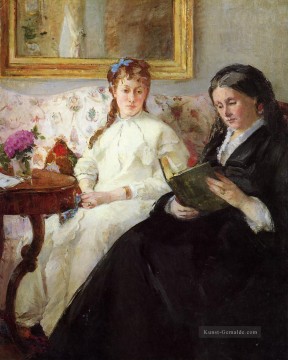  morisot - Mutter und Schwester des Künstlers Berthe Morisot